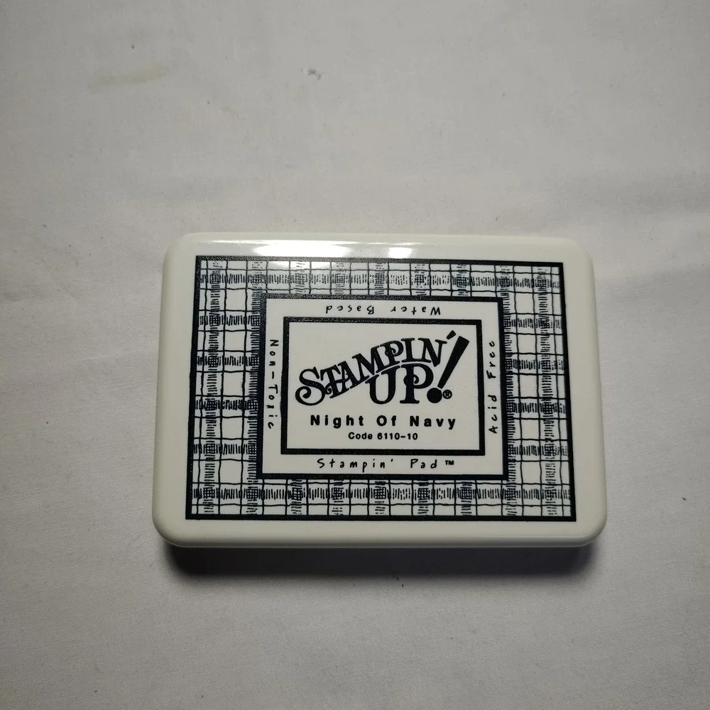 Stampin Up Night Of Navy Water Based Acid Free Non Toxic Ink Pad Crafting Supply